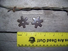 Rowels - 6 Point - Blunt Star (1 5/16") with Cotter and Pins
