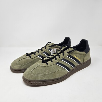 Adidas Handball Spezial 'Focus Olive' Suede Shoe / IG6183 / NEW NO BOX / Size 13