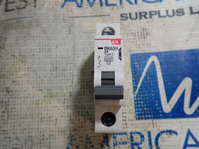 NEW LS ELECTRIC BK63H C Curve 1P Din Rail Breaker C8A 8 Amp 277 volt UL1077