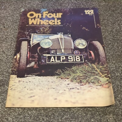 On Four Wheels 1970's Automobilia Partworks Magazine Number 122