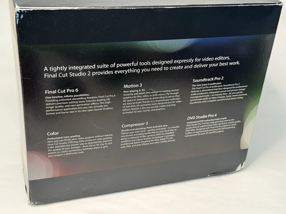 Apple Mac Final Cut Studio 2 Academic Manuals Audio Video Production HD Academic - Image 3 of 4