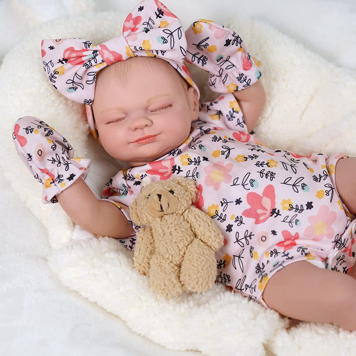  iCradle 60cm Soft Silicone Reborn Baby Doll Toy for