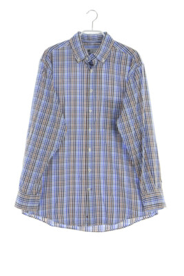 WARREN & PARKER checked button-down collar shirt Cotton L multicolor