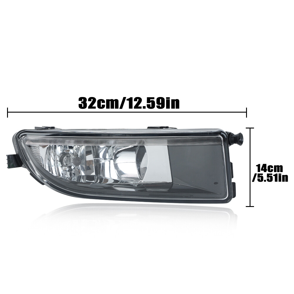 Left+Right Halogen Fog Light Lamps For Volkswagen VW Beetle 2012