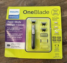 Philips OneBlade Face+Body Special Value Includes 2 Bonus Blades