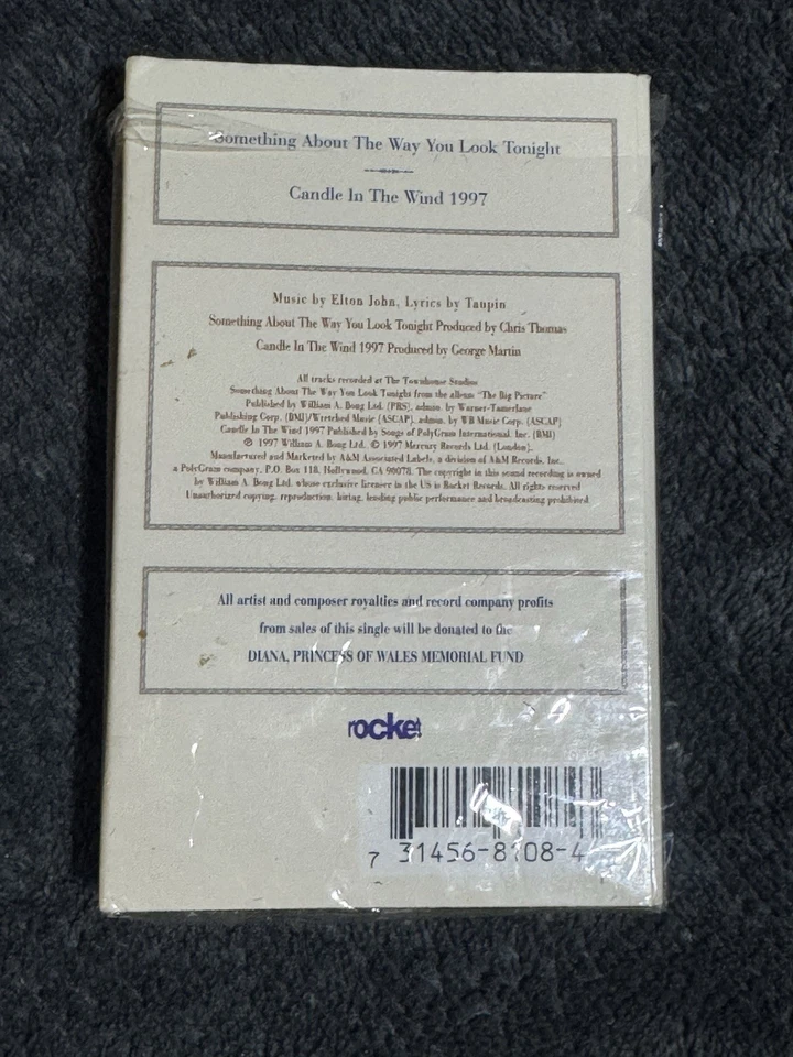 Elton John Something About The Way You Look Tonight (Cassette) Single New - Image 2 of 2