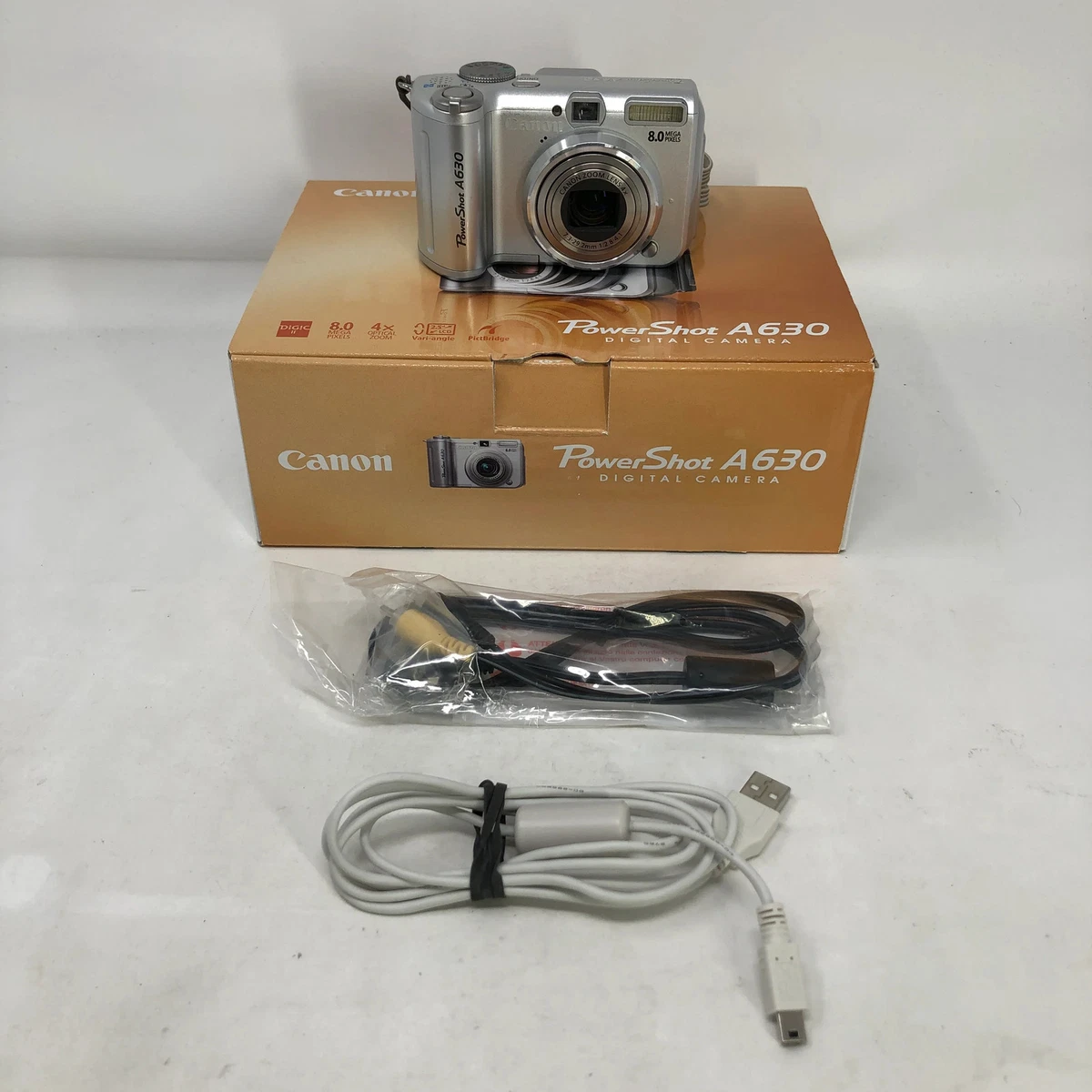 Canon PowerShot A630 PowerShot Digital Cameras 8-9.9 MP Maximum