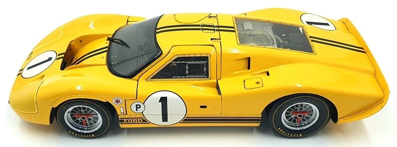 Exoto 1/18 Scale Diecast 18051 - Ford GT40 MK IV #1 - Yellow/Black Stripes - Image 4 of 4