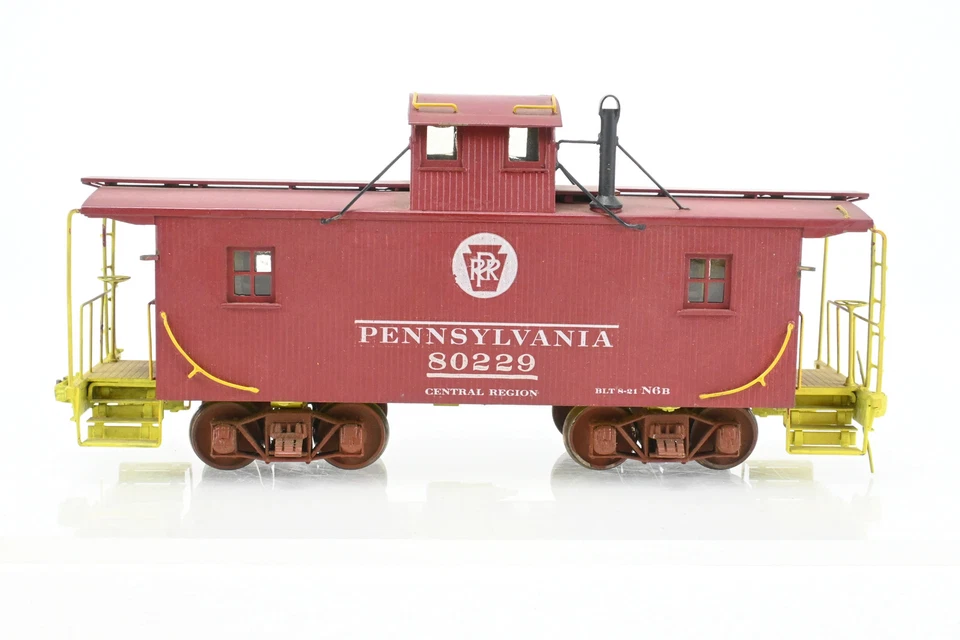 O Brass Max Gray PRR Pennsylvania Railroad N-6B Cabin Car Custom Painted REBOXX - Image 2 of 4