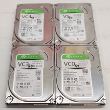 Lot of 4 Seagate Barracuda 1TB 7200RPM SATA 3.5" HDD ST1000DM010