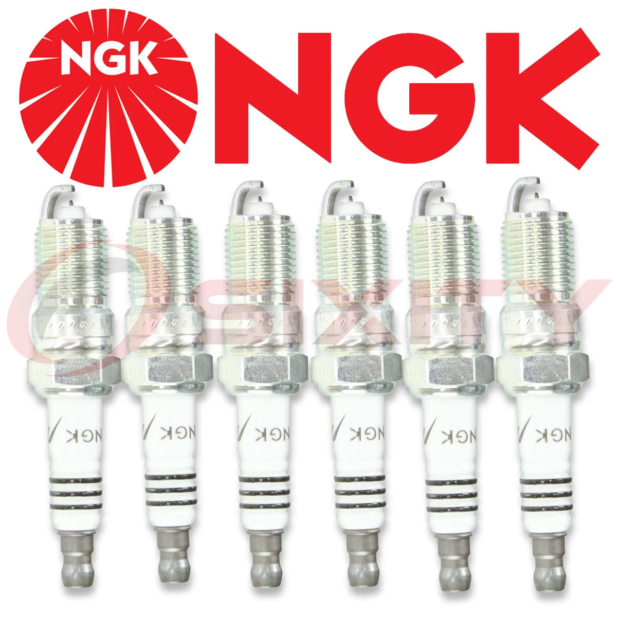 Set of 6 NGK Iridium 7164 Spark Plugs TR55IX