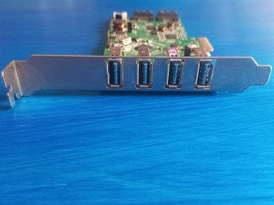PCIe USB 3.0 Karte 4 ext. Ports + 4 int. 19-Pin Header   5 Gbps