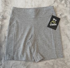 Pantaloncini bici bambina grigio erica taglia S (6/7) - classe art