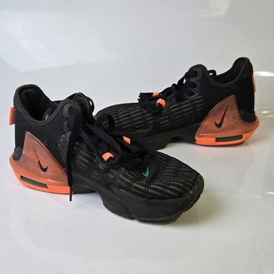 Nike Air Max Impact 3 DD0423-001 Orange Kids Black Sneakers US Size 5.5Y