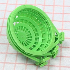 5 Pcs Plastic Hollow Out Bird Nest Breeding Basin Bird Supplies For Parrot Green