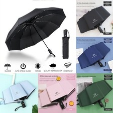Automatic Umbrella  Anti-UV Sun/Rain Windproof 3 Folding Compact Umbrella UK