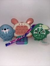 Fidget Pop It Simple Dimple Stress Relieving Sensory Toys Lot Of 5