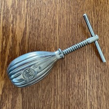 1940s HMQ Henry Marcus Quackenbush Cast Metal Hand Crank Vice Turn Nutcracker