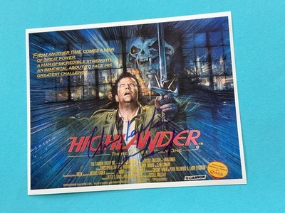 Christopher Lambert  -  Highlander  -  signed, original Autogramm !!!