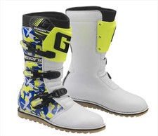 Stivali Moto Gaerne Classic Bambini Trial Mimetici Blu/Giallo