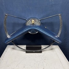 1959 Dodge Royal Horn Ring Oem Complete Blue Insert 1944055 1959 Dodge Royal Horn Ring Oem Complete Blue Insert 1944055
