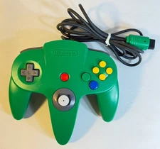 Nintendo 64 N64 Original Controller NUS-005 Green OEM Vintage