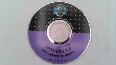 WONDERWARE 06 2015 INTOUCH 7.0 PRE COURSE TUTORIAL CD