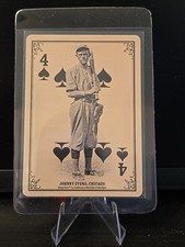 2013 Panini Golden Age 4 of Spades Playing Cards Johnny Evers Chicago White Sox