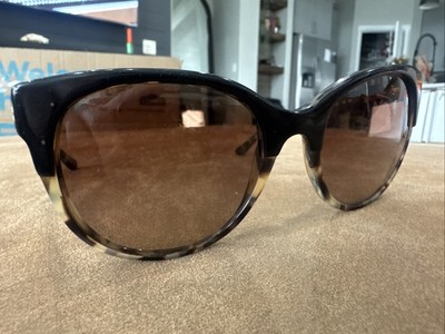 Tory Burch TY7095 Sunglasses 160113-54mm Black/Tortoise Frame, Dark Brown  #K35