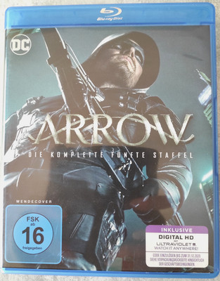 ARROW - Die komplette fünfte Staffel - blu-ray - 4 discs - Zustand SEHR GUT