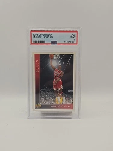 1993 Upper Deck #23 Michael Jordan Chicago Bulls NBA Card PSA 9