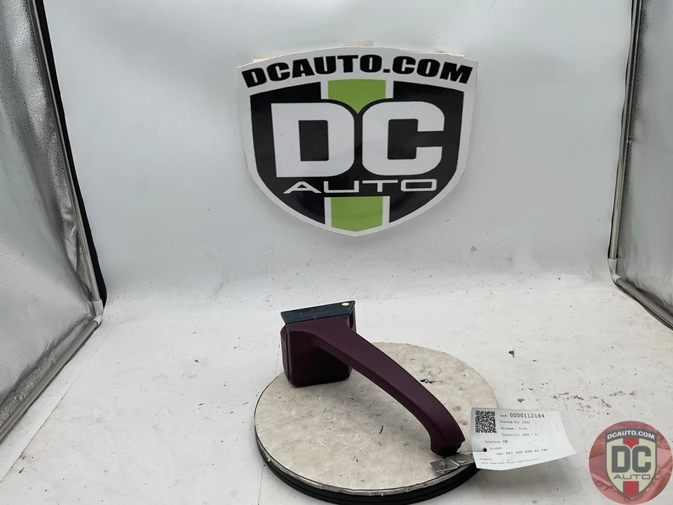 Tirador de puerta interior derecha Porsche 911 1991-1994 cuero sintético magenta 112184 Foto 3 de 4