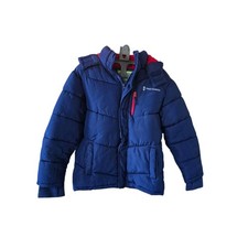 Free Country Fleece Lined Puffer Zip Up Hooded Jacket Boys Size 10-12