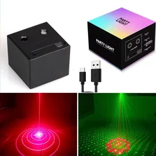 Rechargeable Mini Laser Party Light Portable Stage Disco Lamp Atmosphere Lights