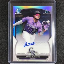 2023 Bowman Chrome Mlb Jesus Bugarin 1st Prospect Auto Refractor 412/499