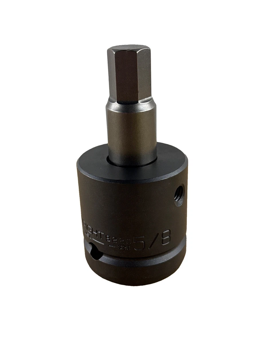 Wright Tool 8220 1” Drive 5/8” Hex Bit Impact Socket Made in USA photo 1