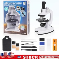 Desktop Scientific Microscope Set 100X-1200X Children's Microscope Toy Kits