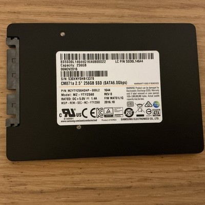 Samsung CM871A 256GB 2,5 Zoll SATA III 6g MZ-7TY2560 MZ7TY256HDHP-000L1
