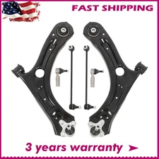FWD Front Lower Control Arms Sway Bars Tie Rods Kit for 2012-16 Passat Beetle