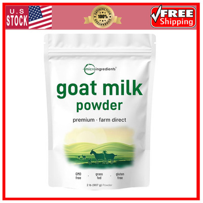 Goat Milk Powder, 2 Lb | Grass Fed Source, Australian Farm Derived, Unadulter...
