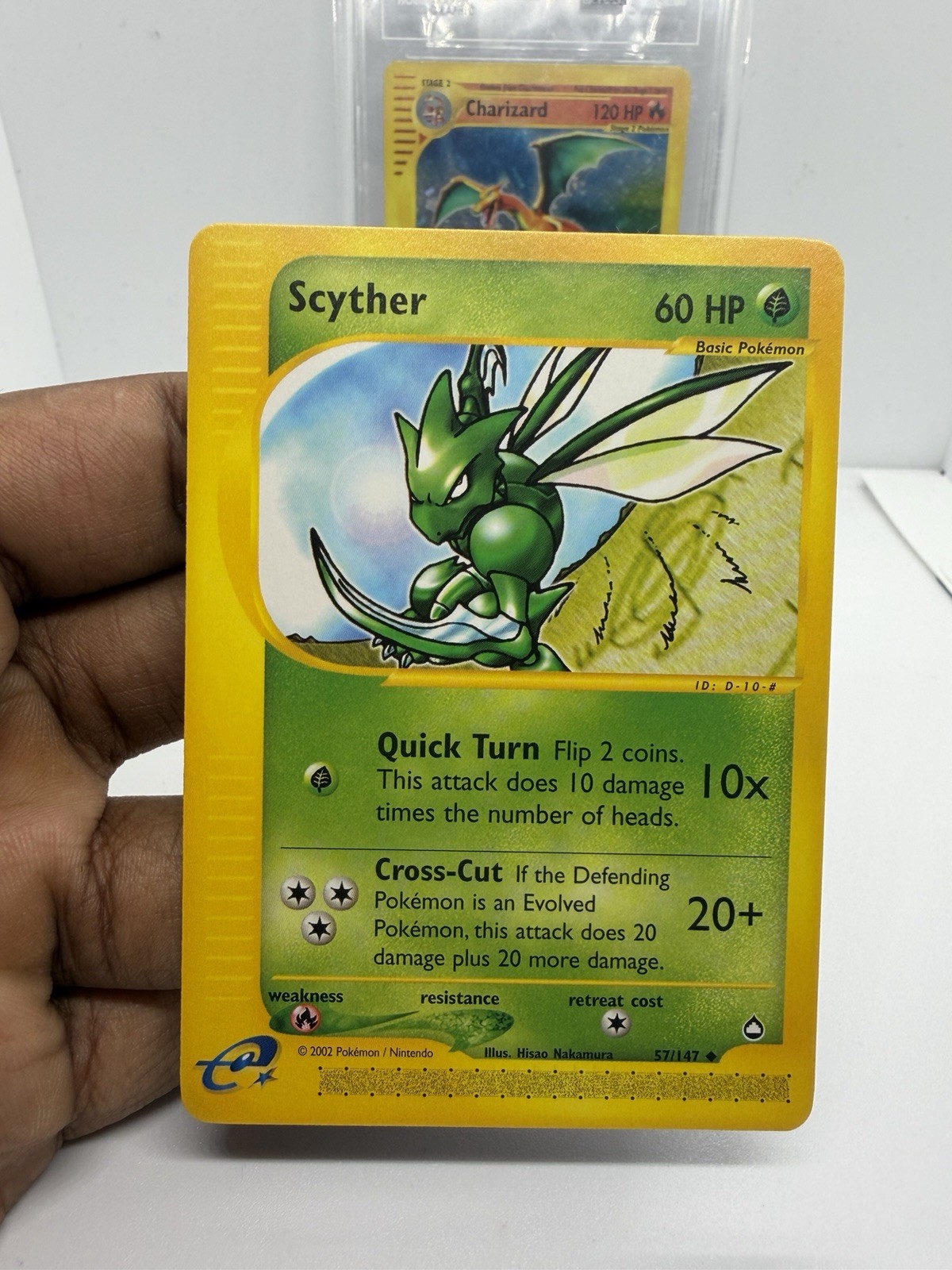 Scyther 057/147 Aquapolis Regular NM