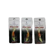 3pk Luck “E” Strike USA Craw Pappy CP3 Fishing Lure