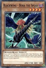 3x Blackwing - Bora the Spear Common L5DD-ENC02 NM Legendary 5D's Decks playset