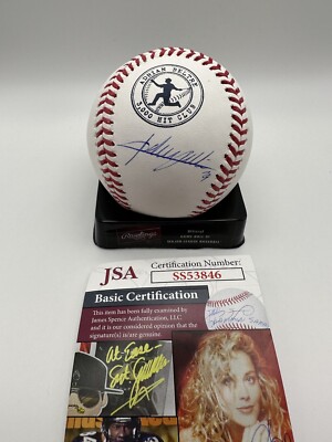 ADRIAN BELTRE RANGERS SIGNED OFFICIAL 3000 HIT CLUB