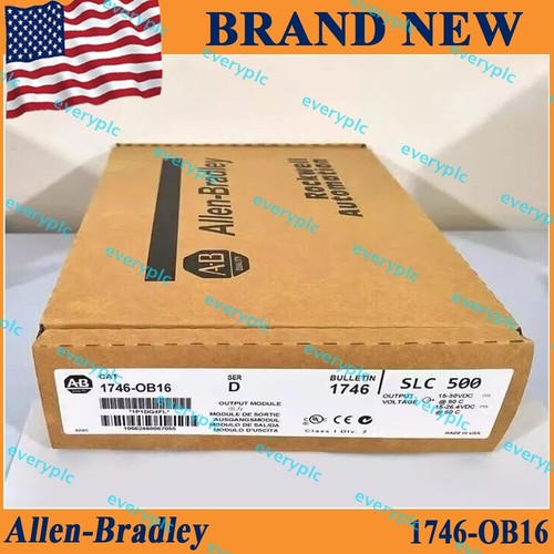 Nuevo módulo de salida sellado Allen Bradley 1746-OB16 SER D CAT/D SLC 500 PLC