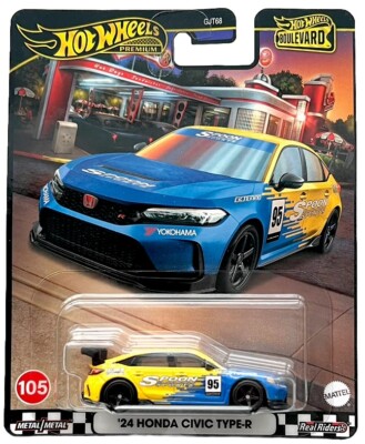 HOT WHEELS 2024 HONDA CIVIC TYPE R BOULEVARD PREMIUM 2024 | eBay