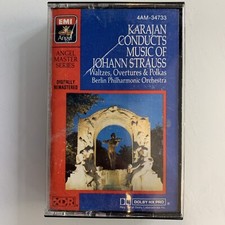 Karajan Conducts Johann Strauss II Cassette