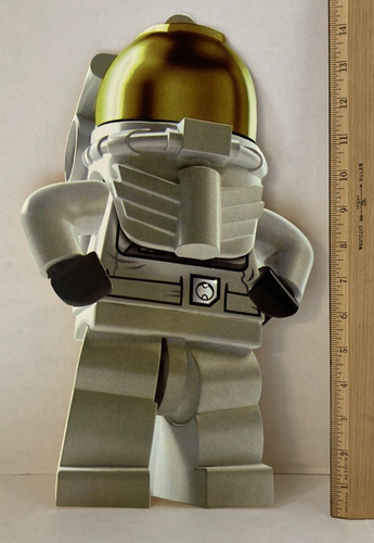 Lego Minifigure Astronaut Store Display Sign Cardboard Wall Decoration 14in - Picture 8 of 10