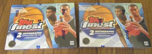 (2) 2023-24 Topps Finest Basketball Hobby Box Brand New Sealed 2 Autos Per Box
