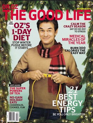 Dr Oz The Good Life: 21 Best Energy Tips December 2016